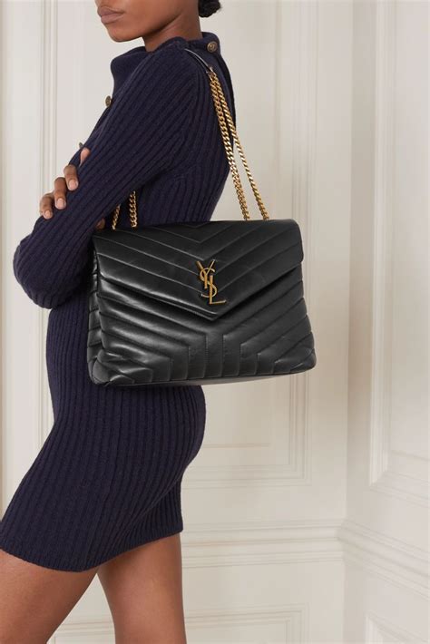 ysl loulou gold hardware|Medium Loulou Quilted Puffer Leather Shoulder Bag.